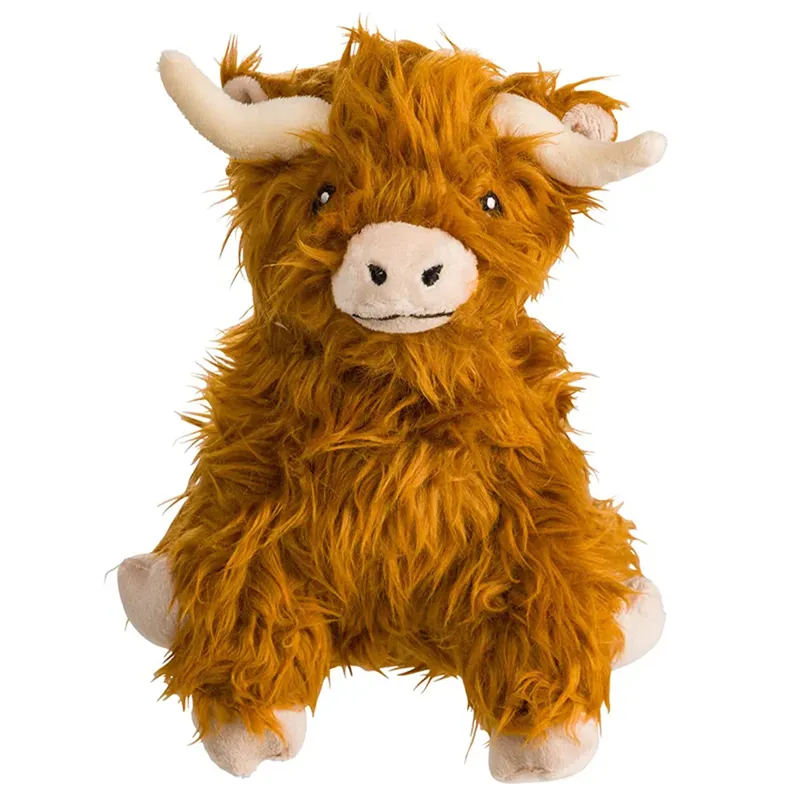 House Of Paws Plush Dog Toy - Highland Cow