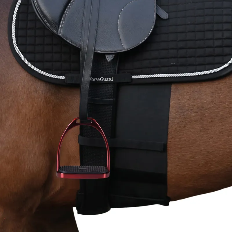 Horse Guard Sensitive Spur Belly Guard Black