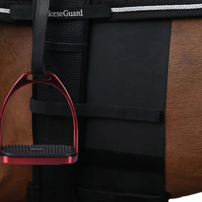Horse Guard Sensitive Spur Belly Guard - Black-1