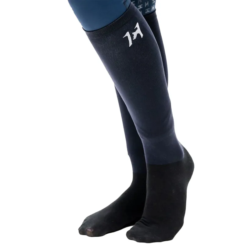 Horseware Athletix Newmarket Ladies Riding Socks - Navy-1