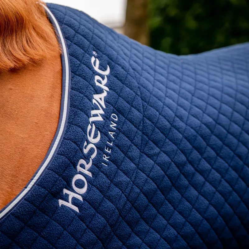 Horseware Autumn Cooler Rug - Navy/Navy/Silver-1