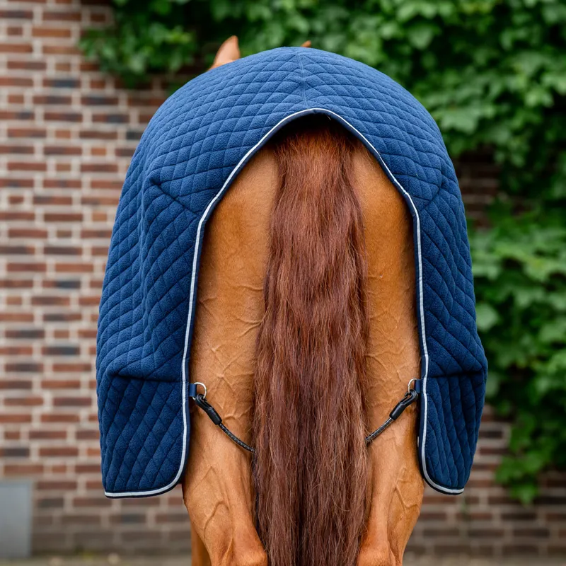 Horseware Autumn Cooler Rug - Navy/Navy/Silver-2