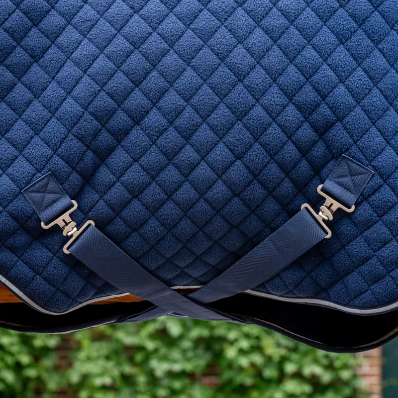 Horseware Autumn Cooler Rug - Navy/Navy/Silver-4