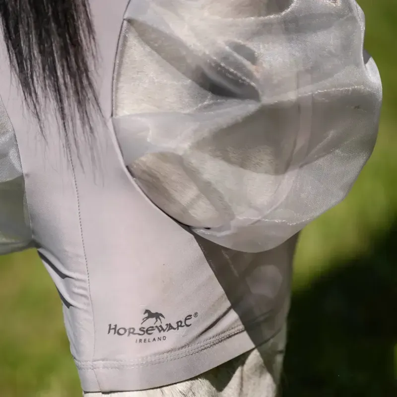 Horseware Defense Fly Mask - Silver/Silver-6