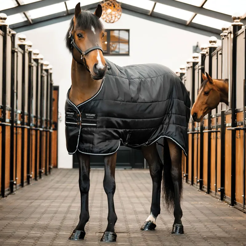 Horseware Easy-Layer 100g Stable Rug - Black/Black/Silver