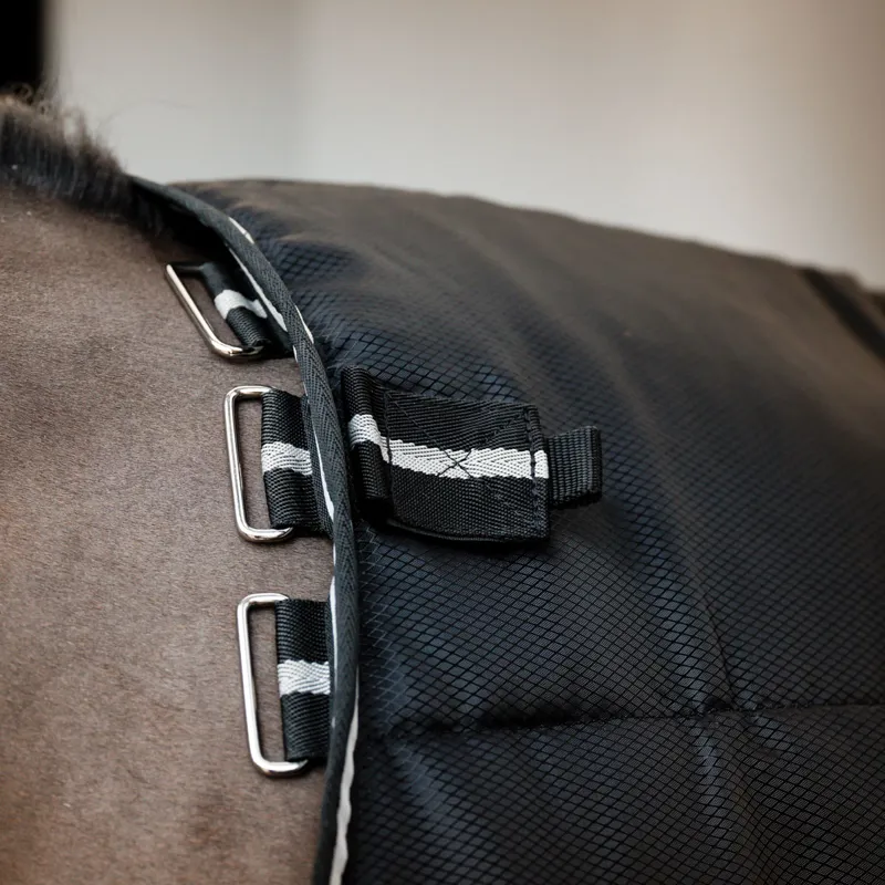 Horseware Easy-Layer Plus 200g Stable Rug - Black/Black/Silver-1