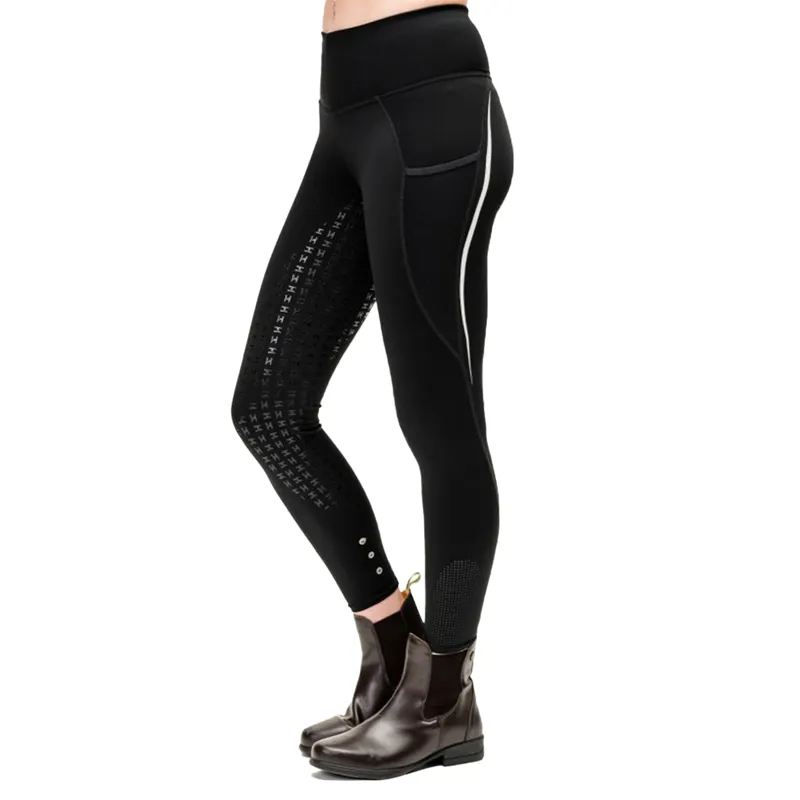 Horseware FormFit Ladies Full Grip Riding Tights - Black