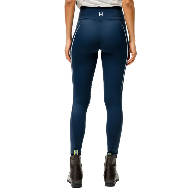 Horseware FormFit Ladies Knee Grip Riding Tights - Navy-1