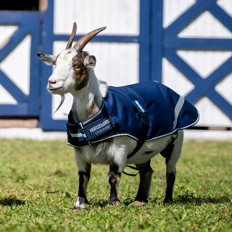 Horseware 100g Waterproof Goat Coat - Navy-2