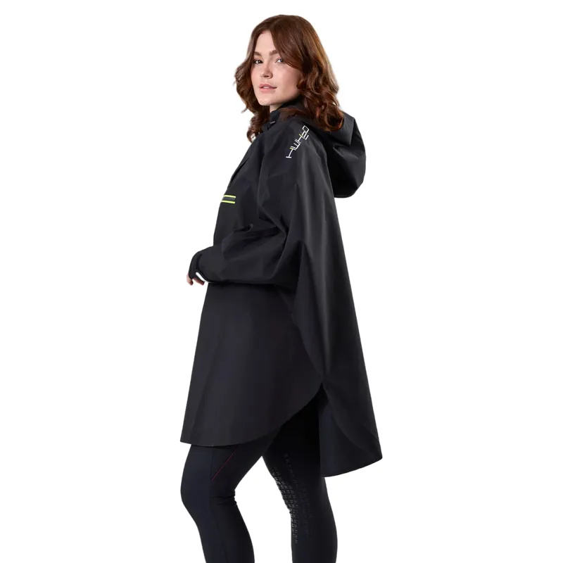 Horseware HWH20 Unisex Waterproof Poncho - Black-2