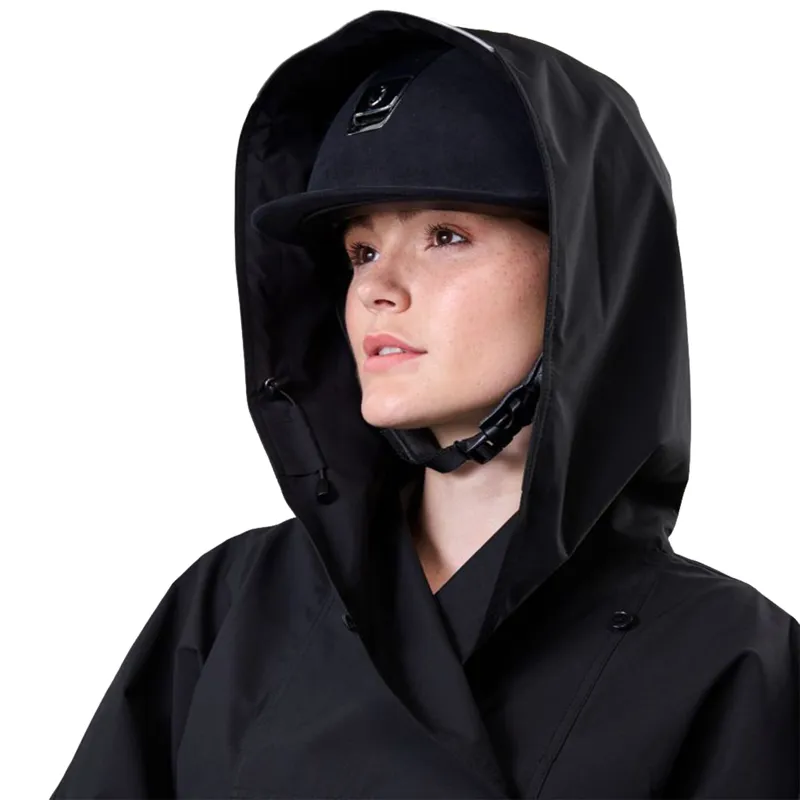 Horseware HWH20 Unisex Waterproof Poncho - Black-3