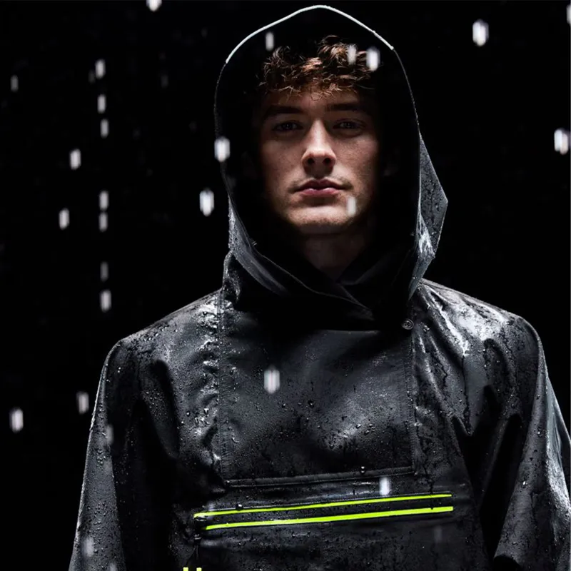 Horseware HWH20 Unisex Waterproof Poncho - Black-4