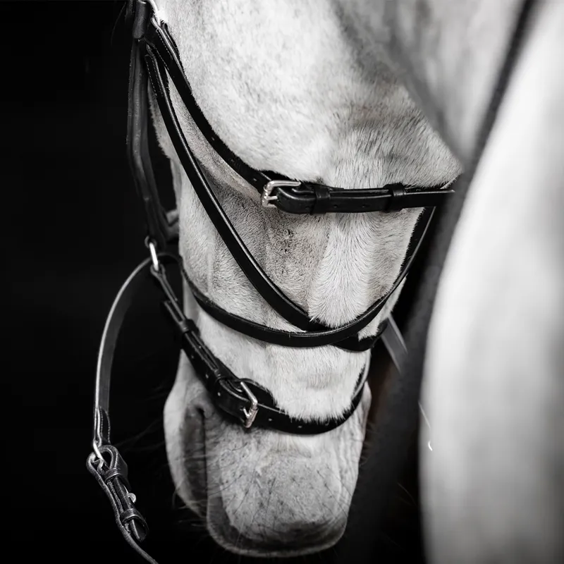 Horseware Micklem Bitless Bridle - Black-2