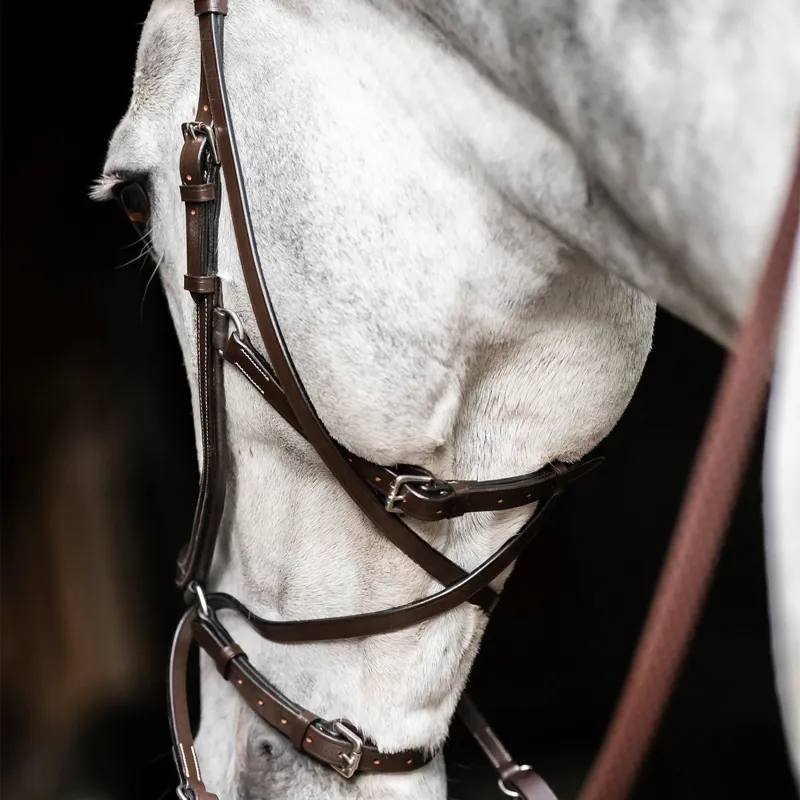 Horseware Micklem Bitless Bridle - Brown-2
