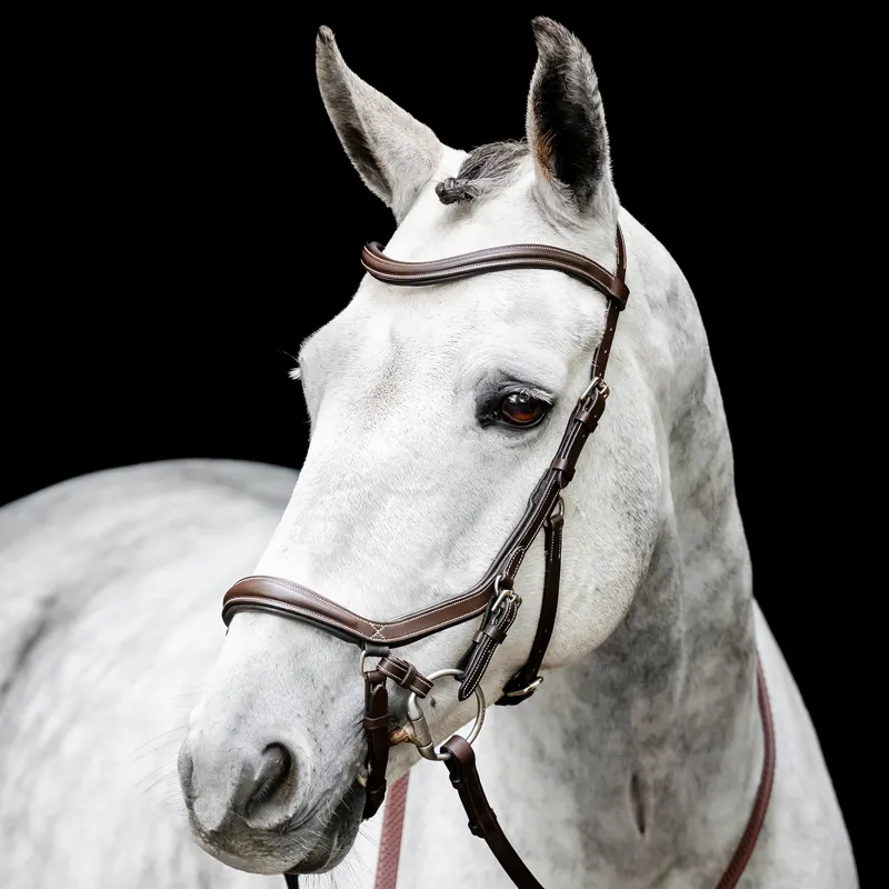 Horseware Micklem Bitless Bridle - Brown-3