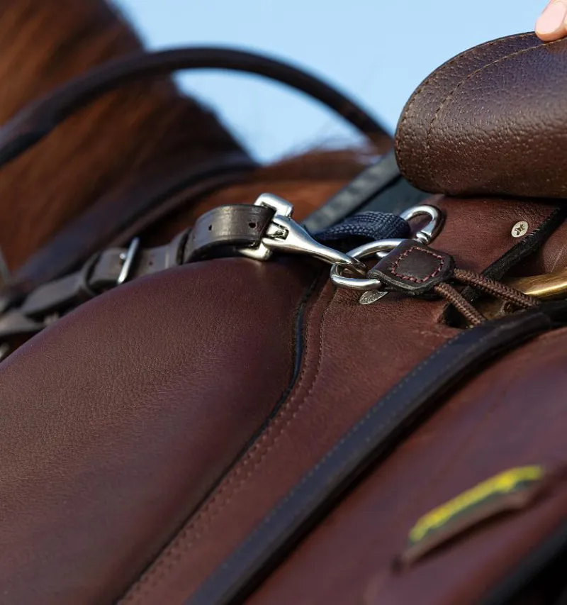 Horseware Micklem Breastplate with Martingale - Brown-4