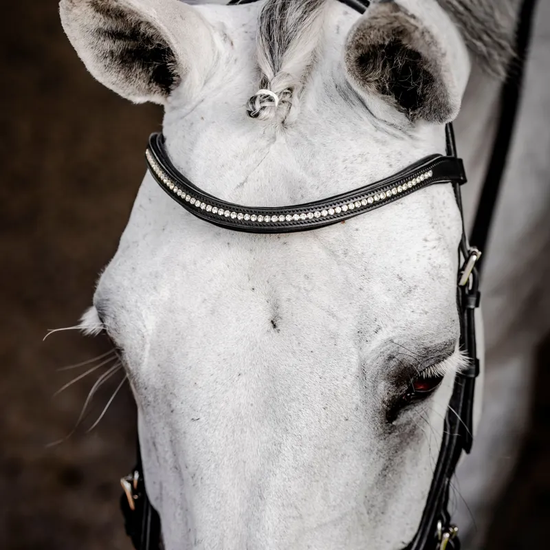 Horseware Micklem Diamante Competition Bridle - Black-1