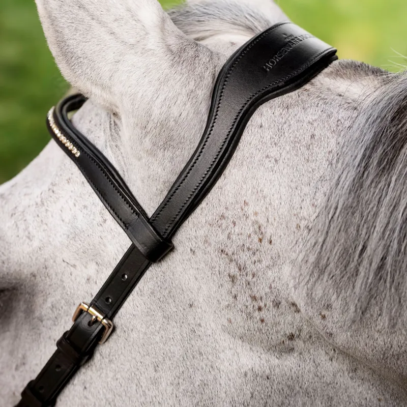 Horseware Micklem Diamante Competition Bridle - Black-5