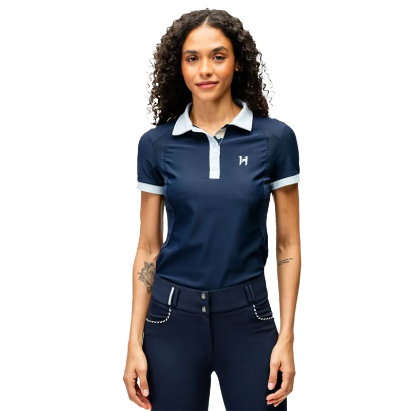 Horseware Ladies Newmarket Polo Shirt - Navy