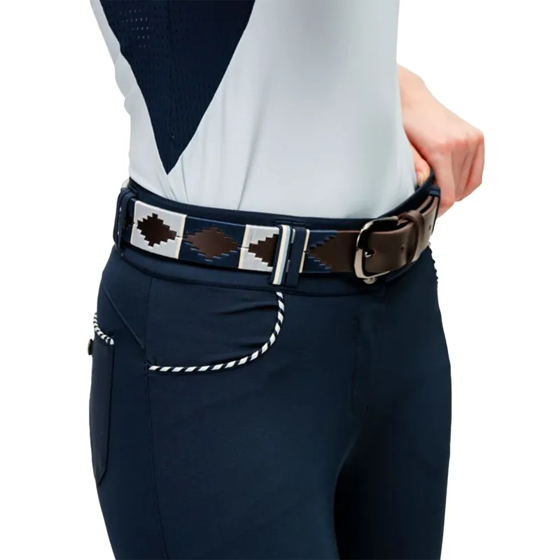 Horseware Ladies Newmarket Polo Belt - Navy-1
