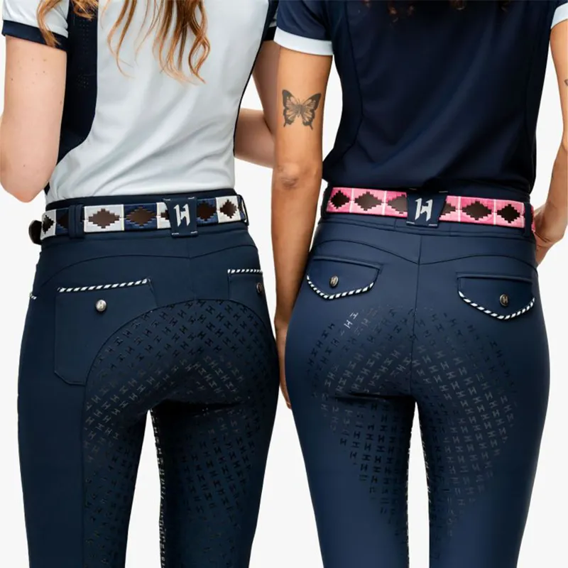 Horseware Ladies Newmarket Polo Belt - Navy-3