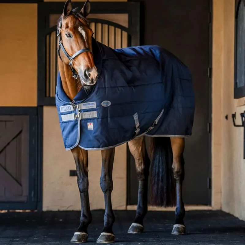 Rhino Original Vari-Layer 250g Stable Rug - Navy/Grey/Classic Blue