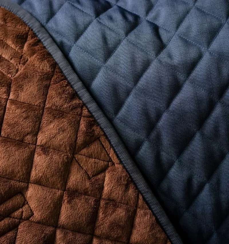 Horseware Signature 200g Stable Rug - Navy/Brown-4