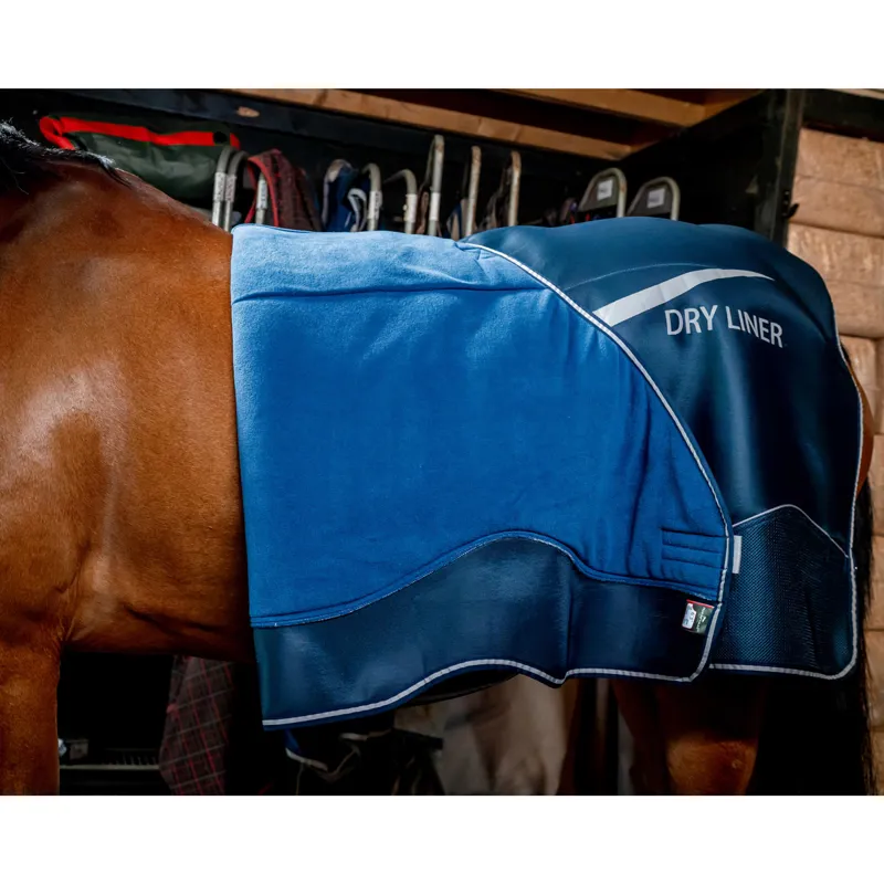 Horseware Dry Liner - Navy/Silver-2
