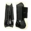 Horze Caliber Tendon Boots with Faux Fur Lining - Black