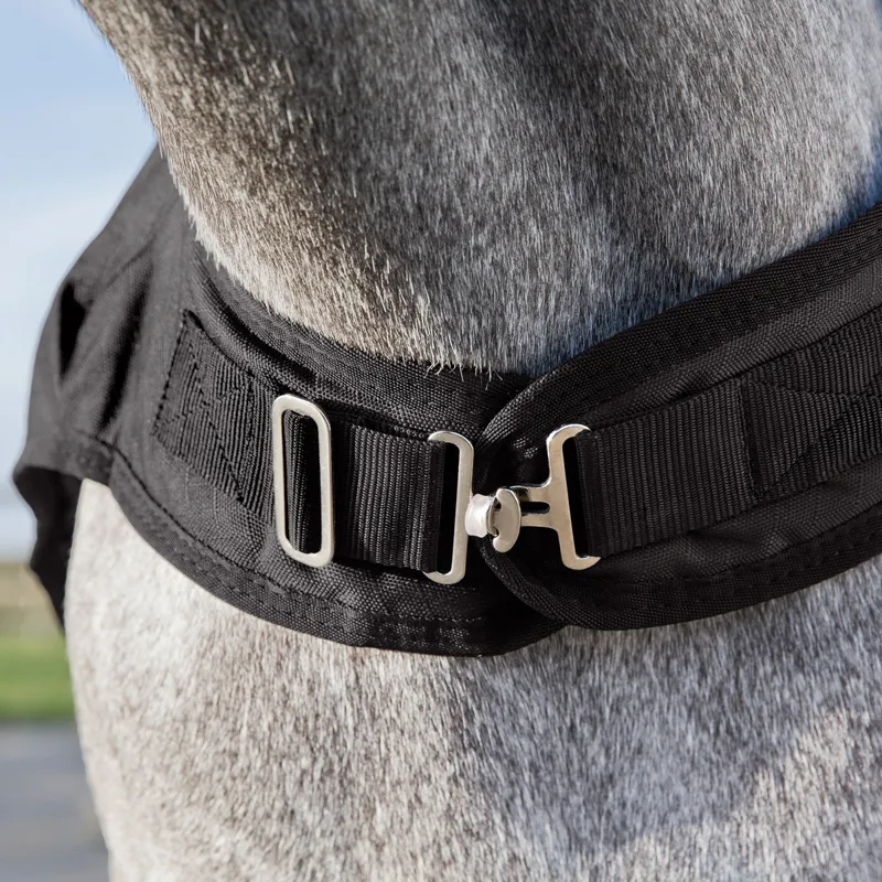 Horze Nevada 200g Walker Rug - Black/Black-2