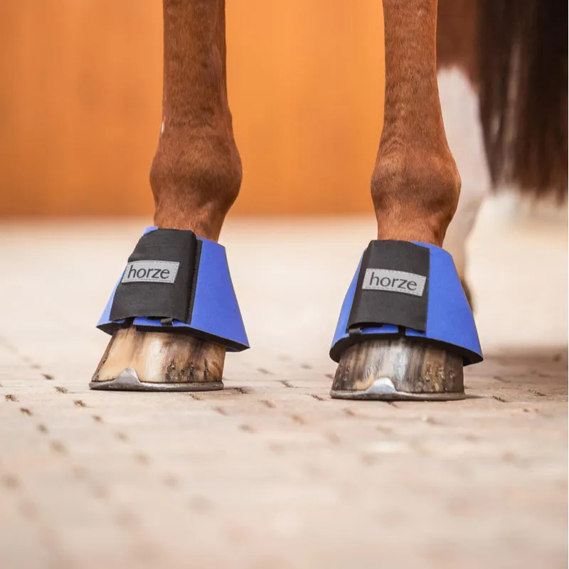Horze ProBell Overreach Boots - Royal Blue-1