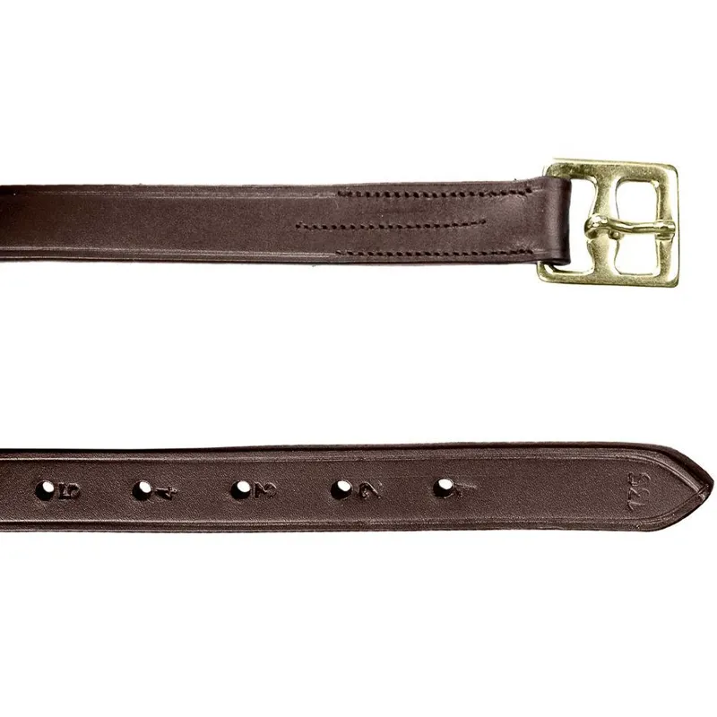 Horze Leather Stirrup Leathers - Dark Brown