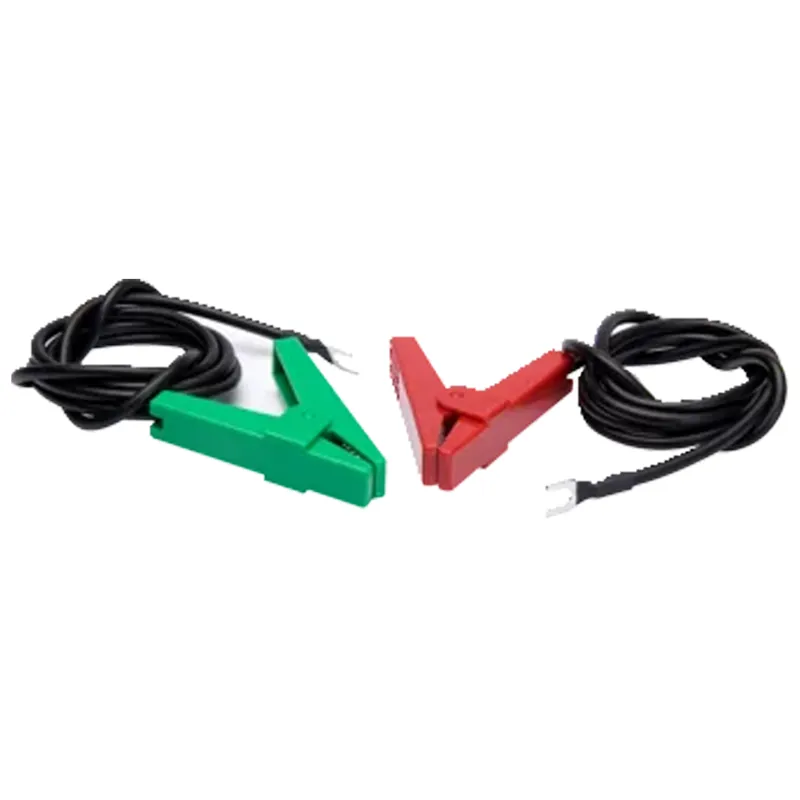 Hotline Spare Earth and Live Fence Leads - Red/Green