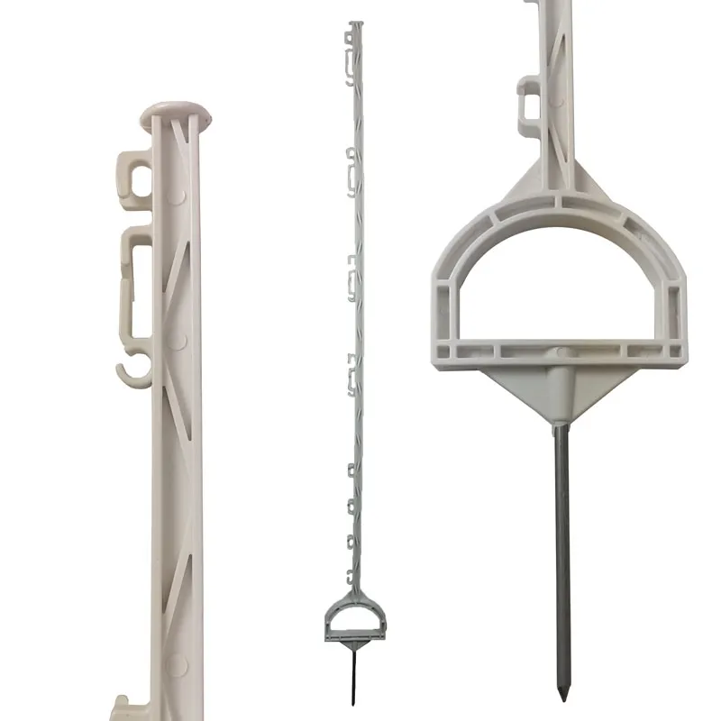 Hotline Electric Fencing Stirrup Post - 157cm - White