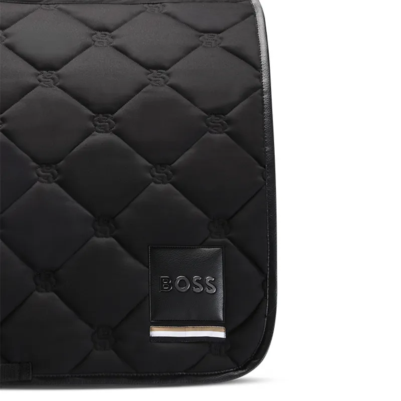 BOSS Equestrian Dressage Saddlecloth - Solid Black-1