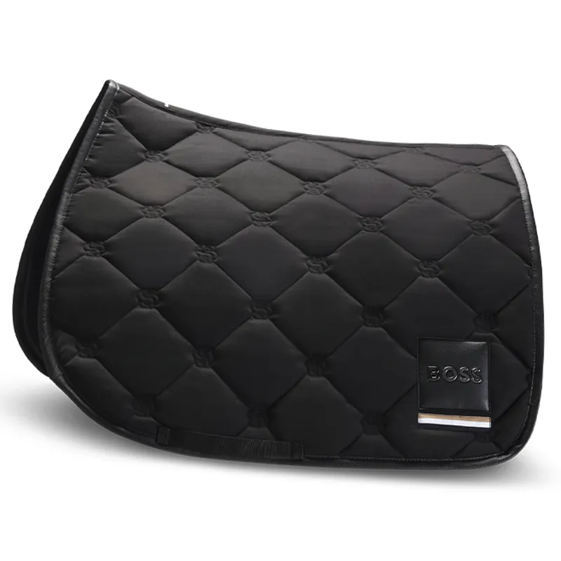BOSS Equestrian Dressage Saddlecloth - Solid Black