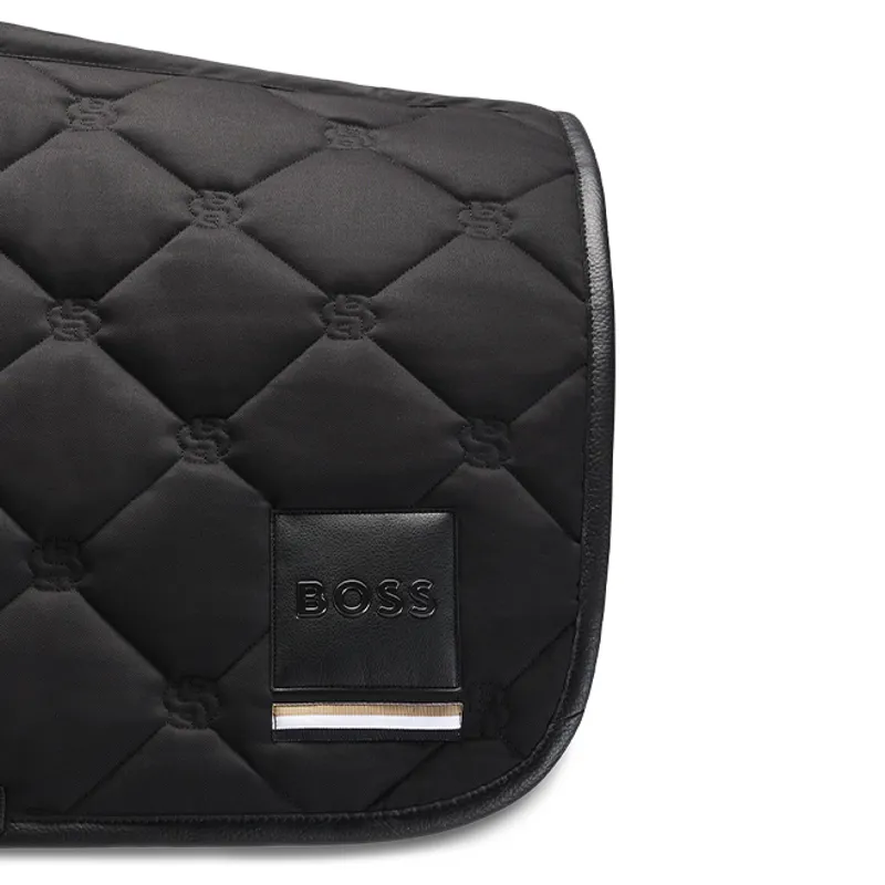 BOSS Equestrian Show Jumping Saddlecloth - Solid Black-1