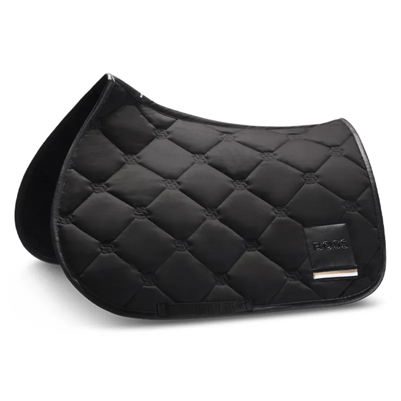 BOSS Equestrian Show Jumping Saddlecloth - Solid Black