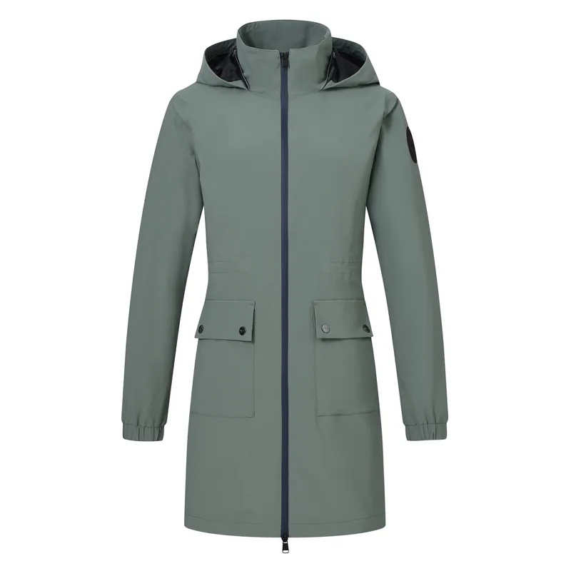 HV Polo Caroline Ladies Waterproof Long Parka Jacket - Greenery