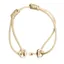 HV Polo Kate Small Bit Bracelet - Beige/Gold