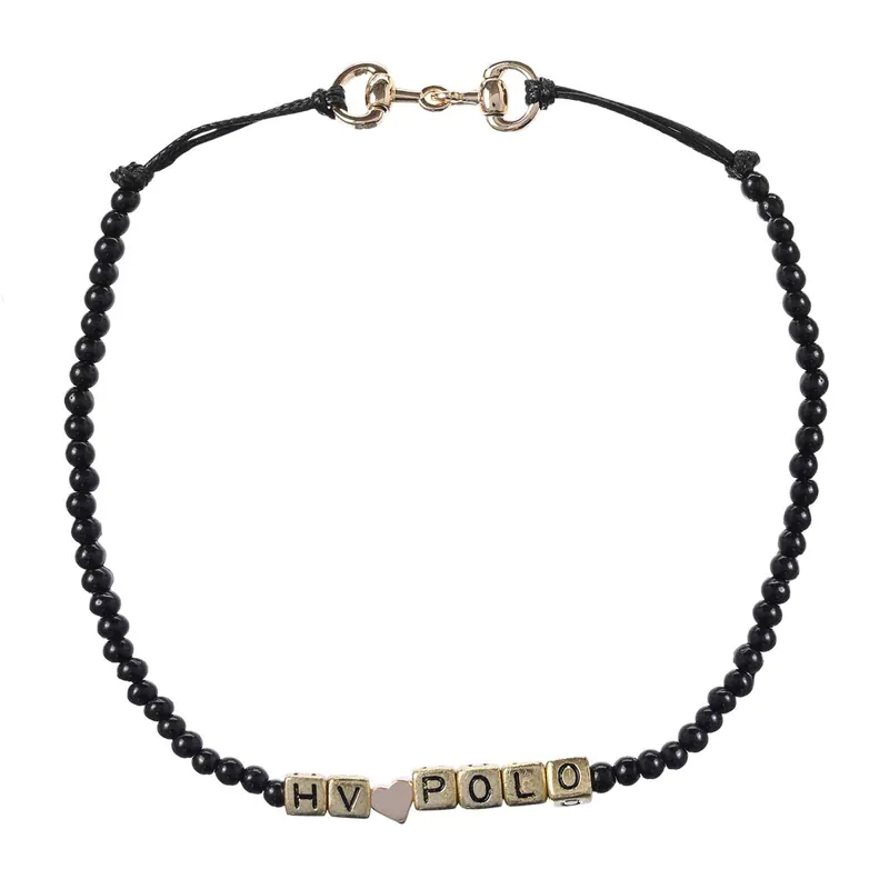 HV Polo Kristie Pearl Look Bracelet - Black