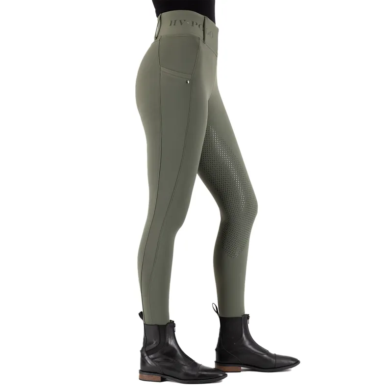 HV Polo Favourite Summer Full Grip Ladies Riding Tights - Meadow-3