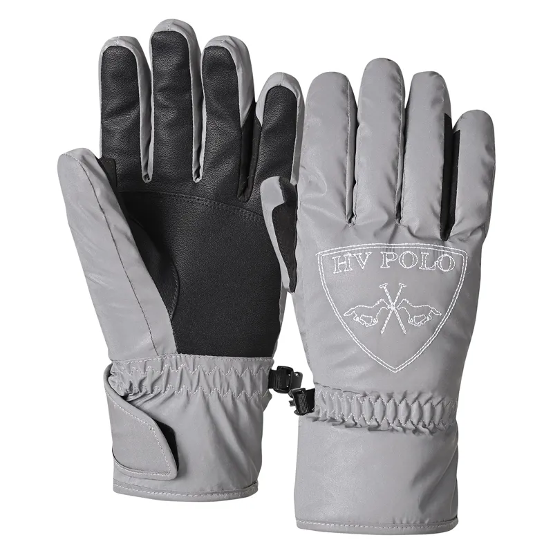 HV Polo Womens Sports Gloves - Silver Reflective
