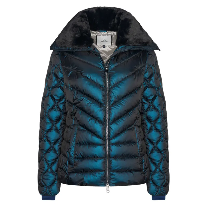 HV Polo Stella Ladies Quilted Faux Down Jacket Deep Sea Blue