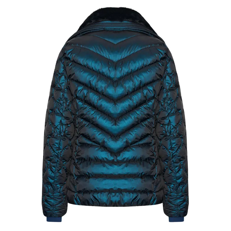 HV Polo Stella Quilted Faux Down Jacket - Deep Sea Blue/X-Large-1