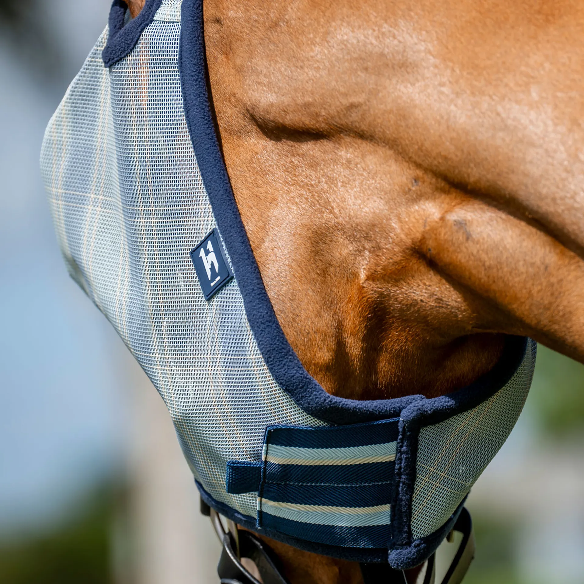 Horseware Newmarket Fly Mask without Ears - Witney Navy
