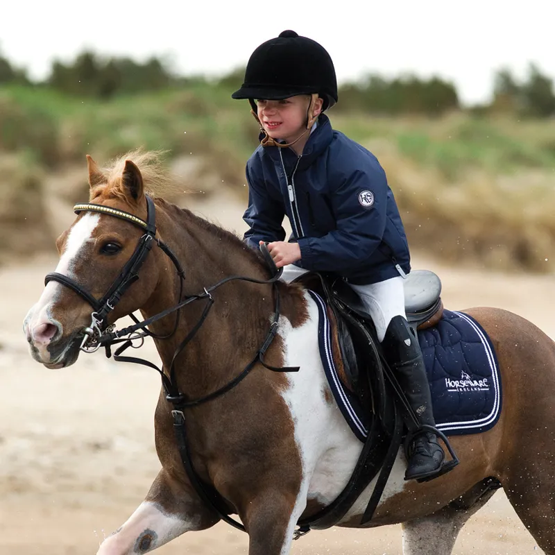 Horseware Corrib Kids Unisex Blouson Jacket - Navy-1