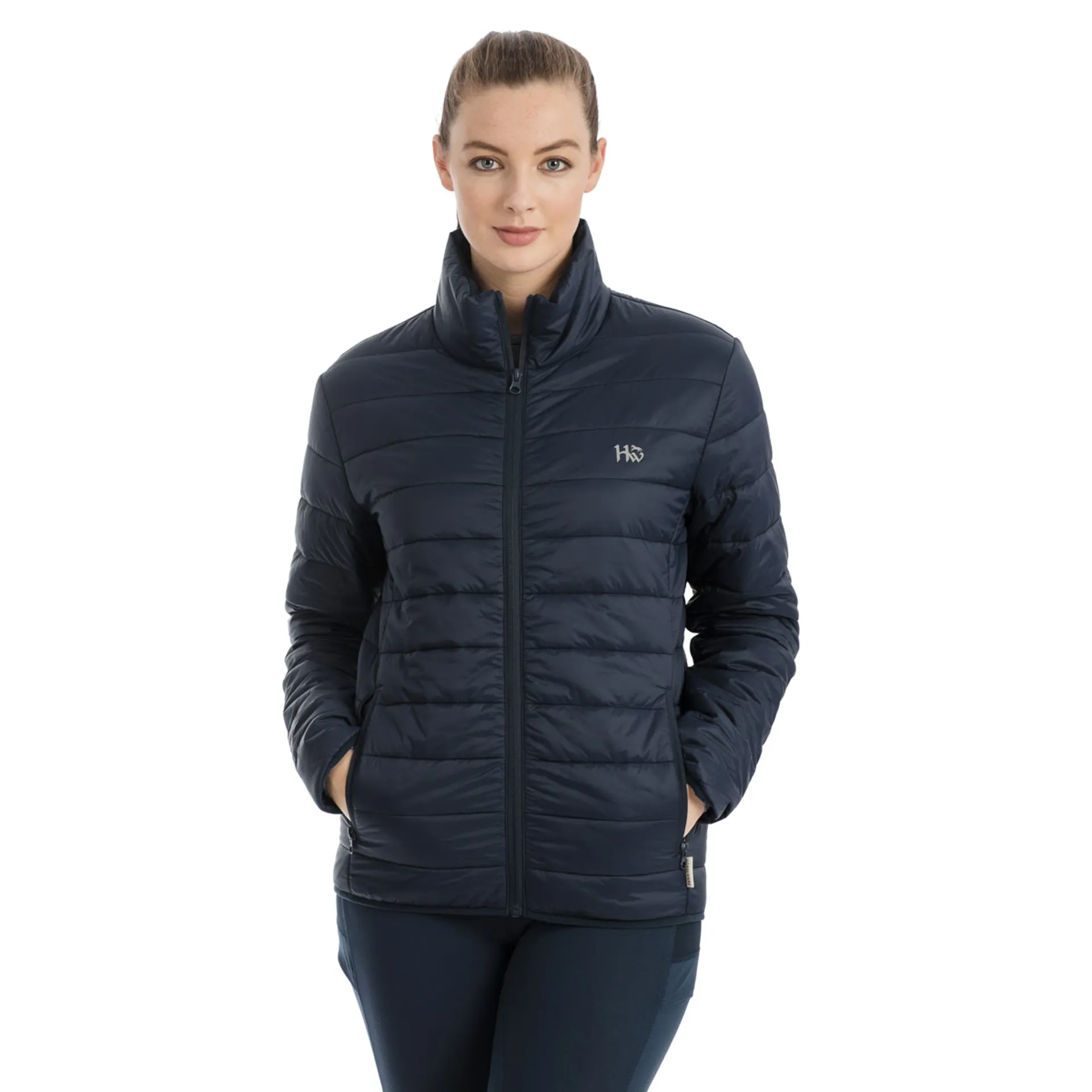 Horseware Signature Lightweight Unisex Padded Jacket Navy