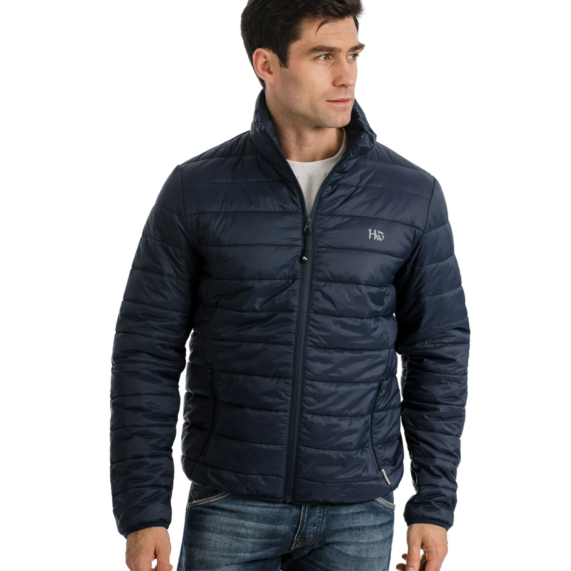 Horseware Signature Lightweight Unisex Padded Jacket Navy