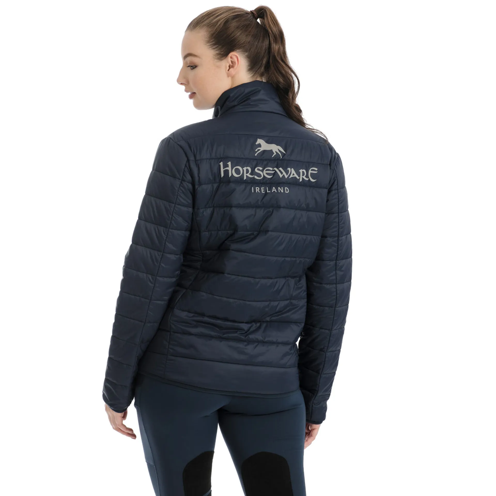 Horseware Signature Lightweight Unisex Padded Jacket Navy
